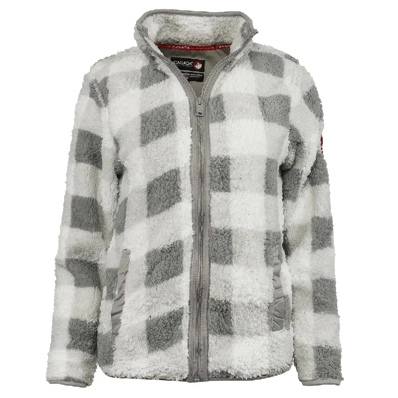 Grey/White Buffalo Plaid / S