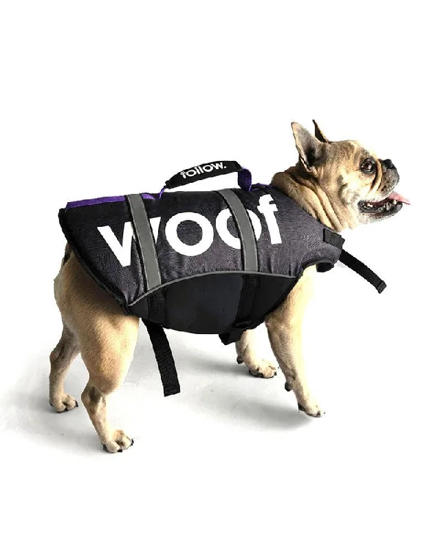 Follow 'Woof' Dog Floating Aid Vest