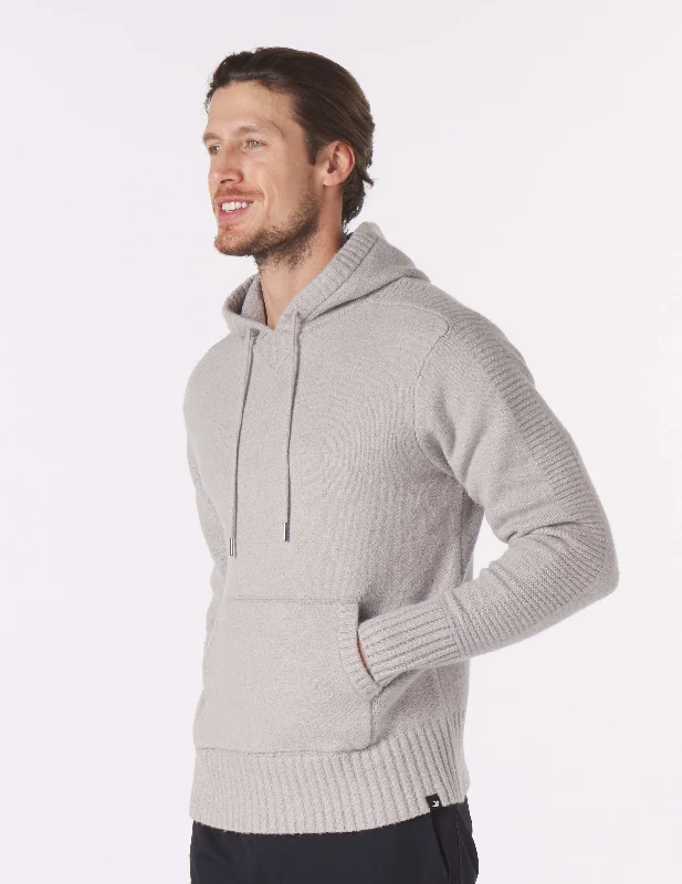 Knit Up Unisex Hoodie: Ash Grey