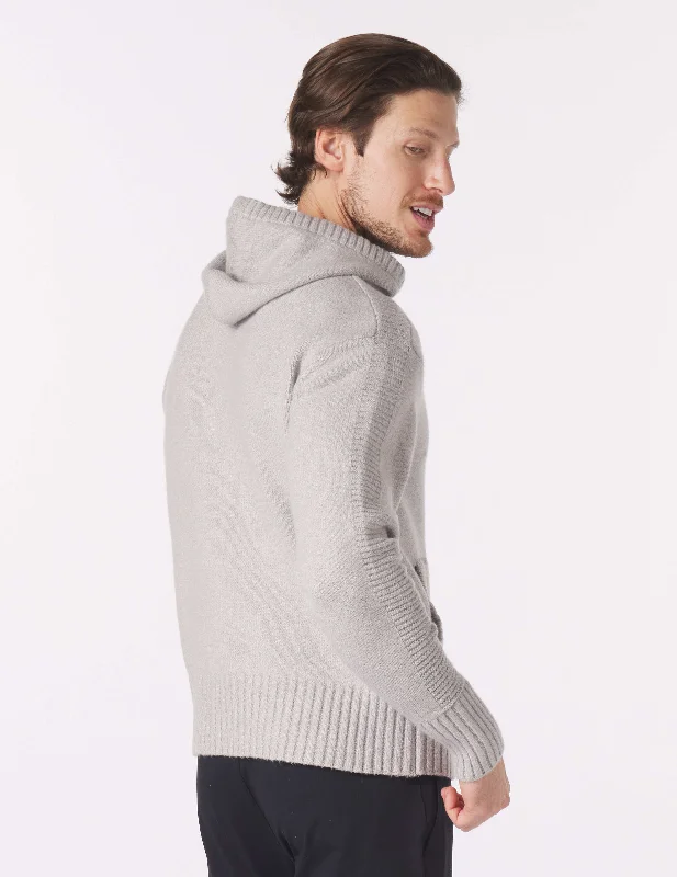 Knit Up Unisex Hoodie: Ash Grey