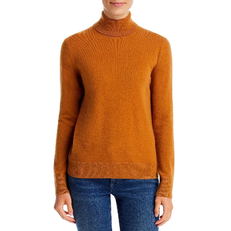 Lafayette 148 New York Womens Cashmere Turtleneck Pullover Sweater