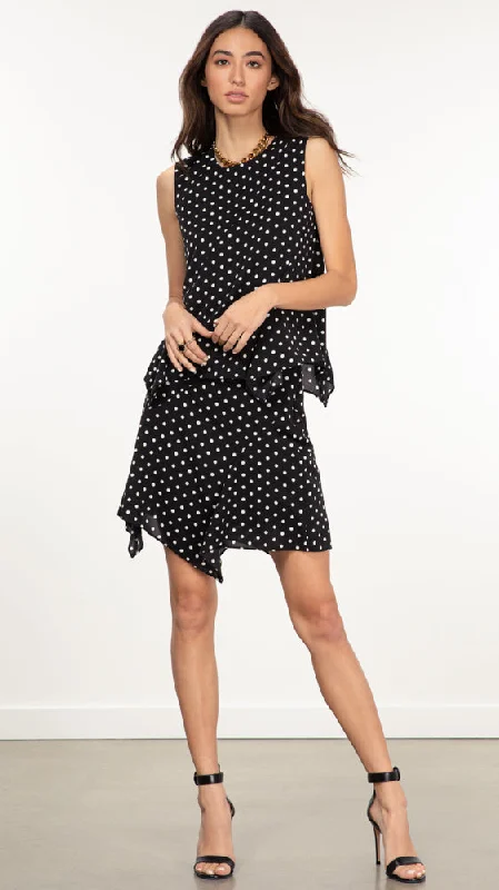 Laura Small Dot Printed Skirt