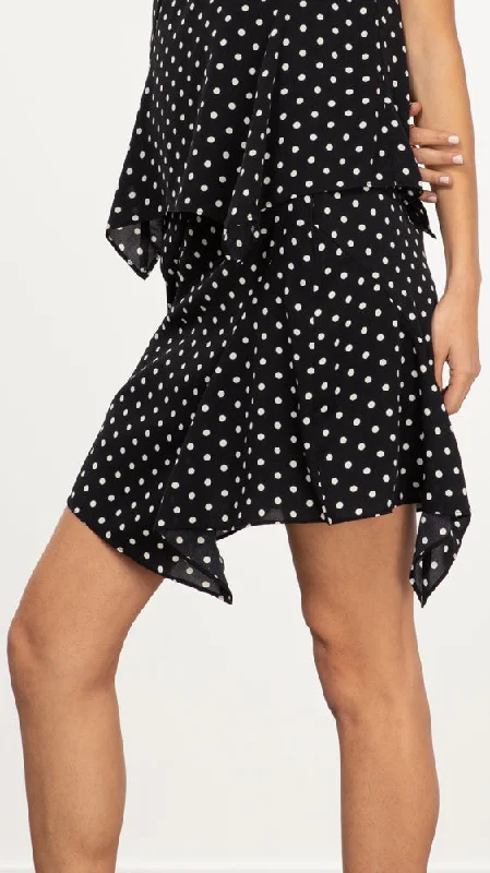 Laura Small Dot Printed Skirt