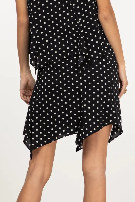 Laura Small Dot Printed Skirt