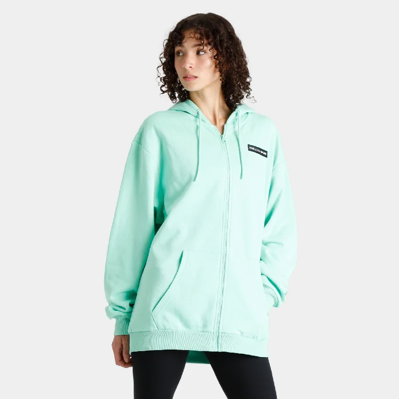 Pink Soda Womenâ€™s Badge Full-Zip Hoodie / Ice Green