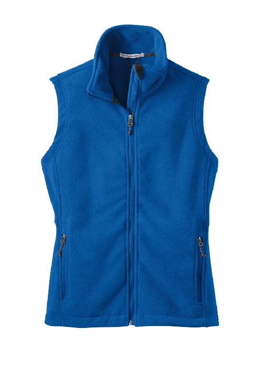 Port Authority Womens Full Zip Fleece Vest - True Royal Blue