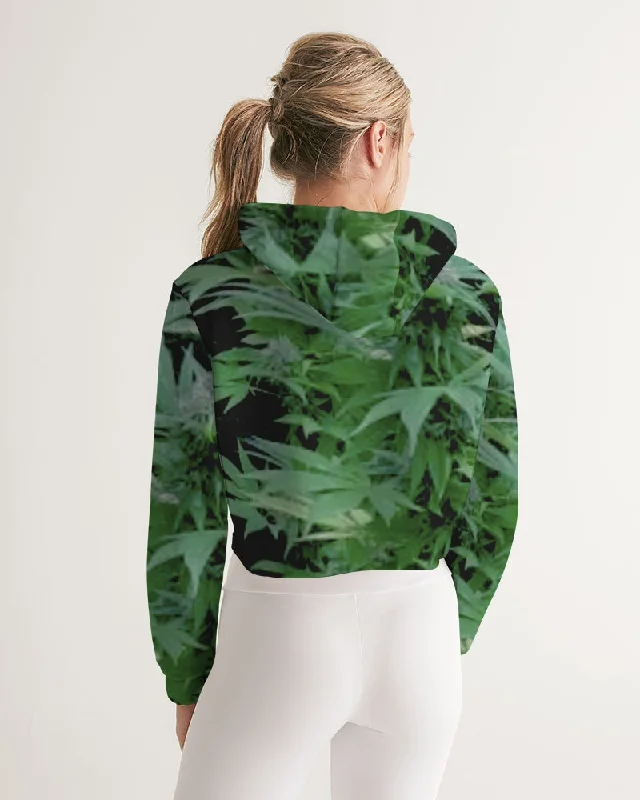 THE BUD - DARKER SHADE Women's Cropped Hoodie