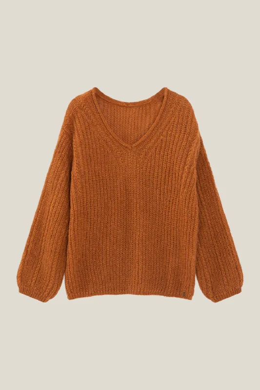 TING - Pull cashew nuts tricot fantaisie détails lurex