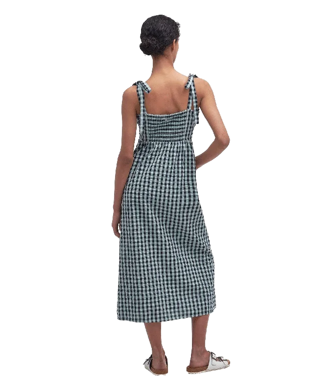 Abigail Gingham Midi Dress - Multi