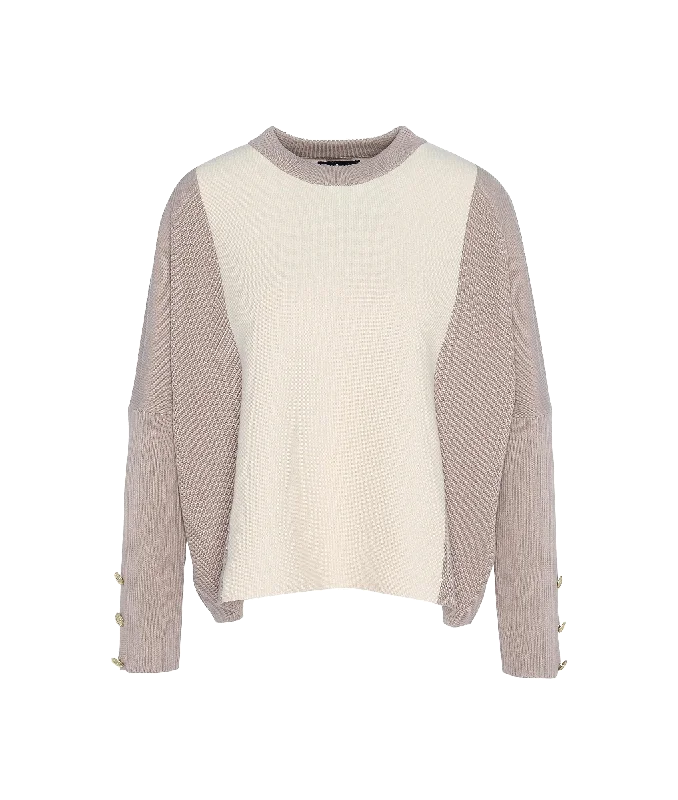 Hamilton Crew Neck Jumper - Beige