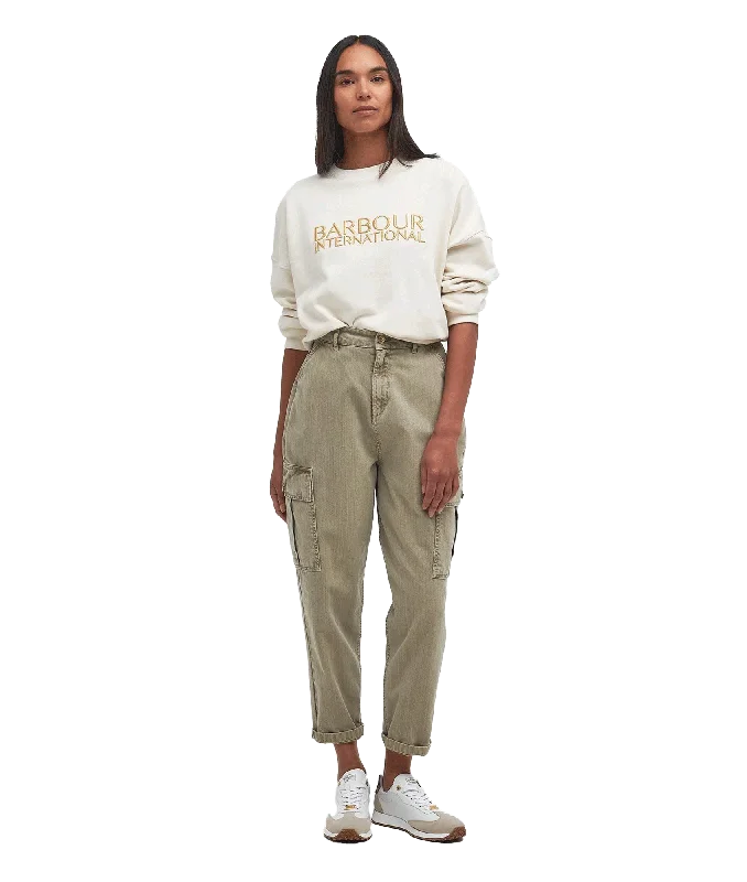 Carla Logo Sweatshirt - Cream