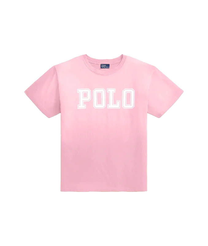 Logo Jersey Crewneck Tee - Pink