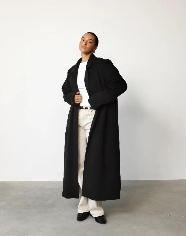 Abbey Trench Coat (Black)