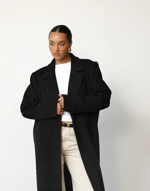 Abbey Trench Coat (Black)