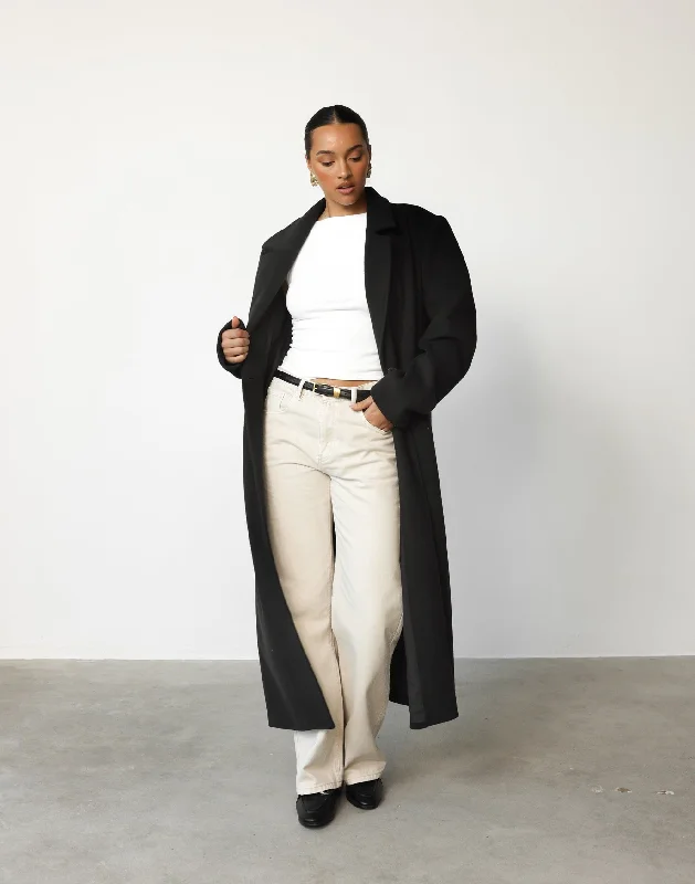 Abbey Trench Coat (Black)