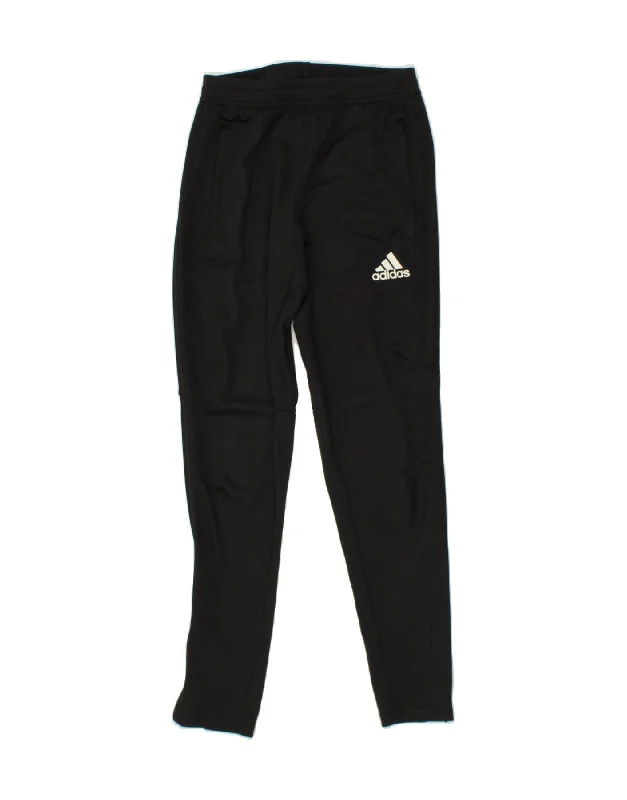 ADIDAS Womens Climacool Tracksuit Trousers UK 10 Small Black Polyester