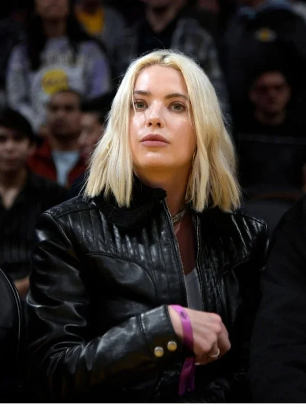 Ashley Benson NBA 2023 Leather Jacket