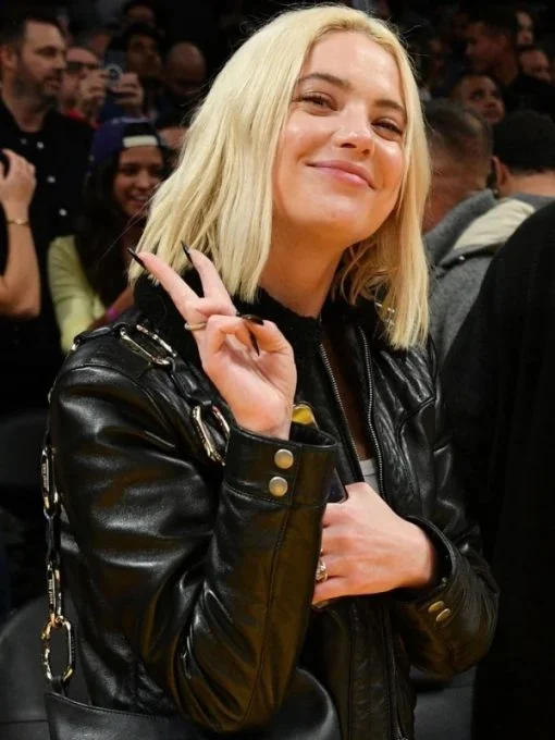 Ashley Benson NBA 2023 Leather Jacket