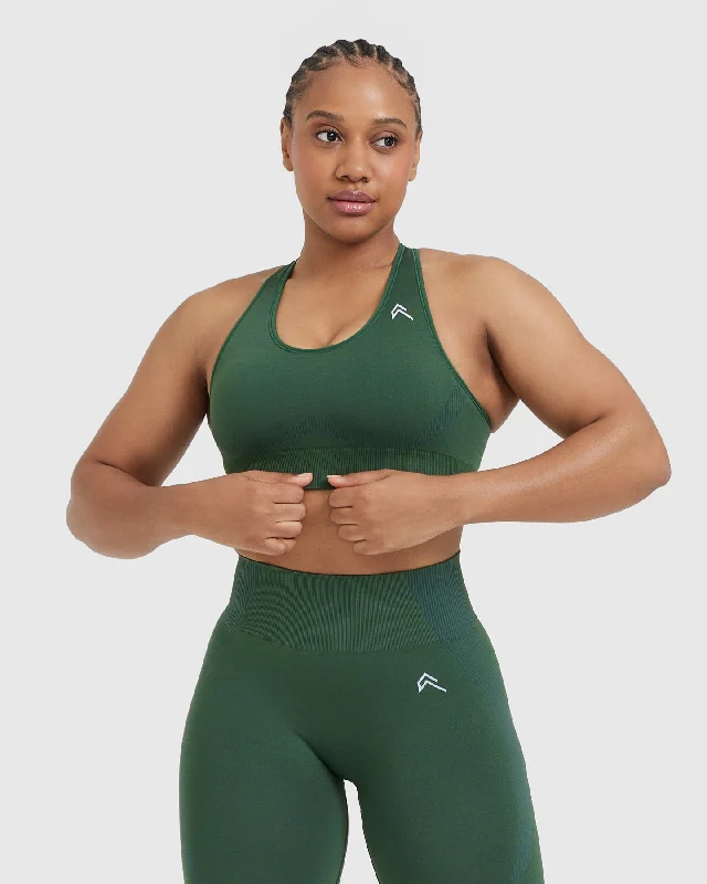 Classic Seamless 2.0 Bralette | Evergreen Marl