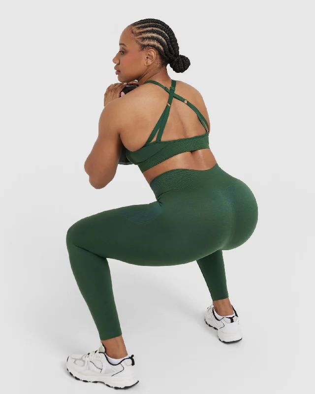 Classic Seamless 2.0 Bralette | Evergreen Marl