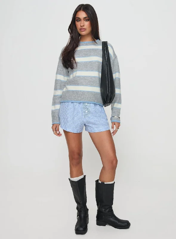 Clydie Knit Sweater Grey