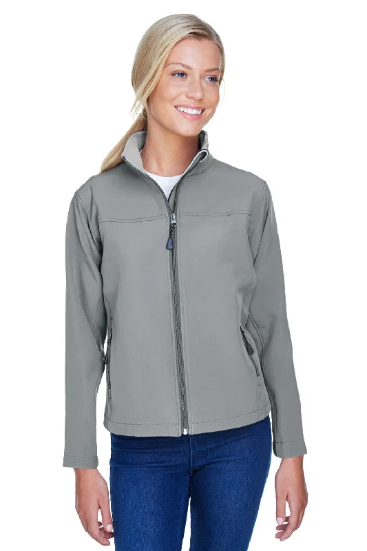 Devon & Jones Womens Wind & Water Resistant Full Zip Jacket - Charcoal Grey