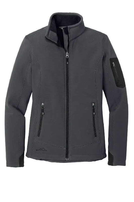 Eddie Bauer Womens Rugged Water Resistant Full Zip Jacket - Steel Grey