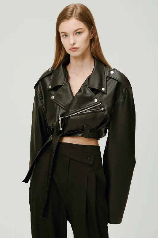 Emma Cropped Rider Jacket