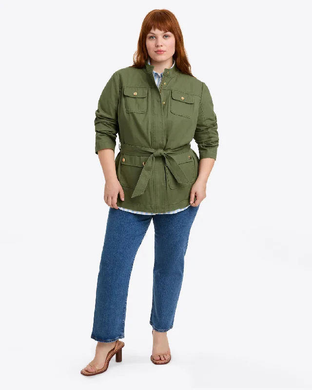 Field Jacket in Green Twill