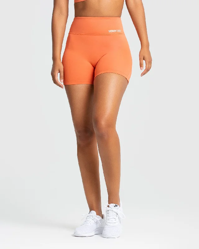 Hold High Waisted Shorts | Burnt Orange