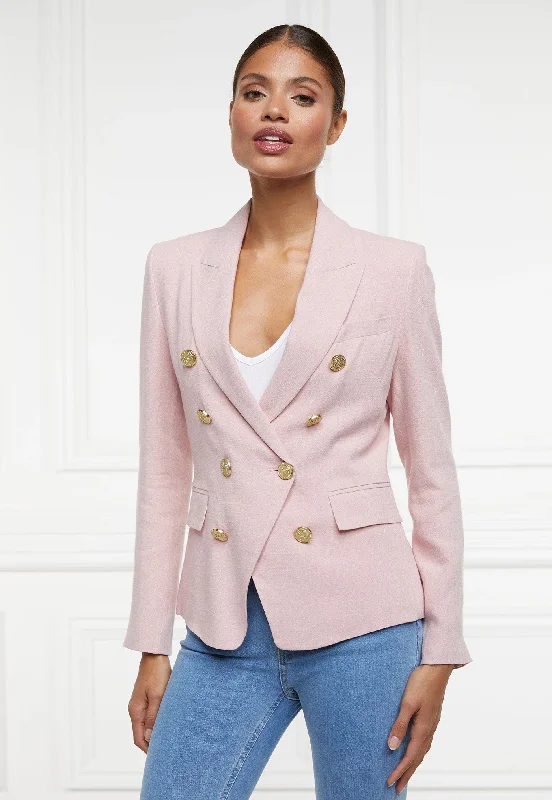 Knightsbridge Linen Blazer - Pink