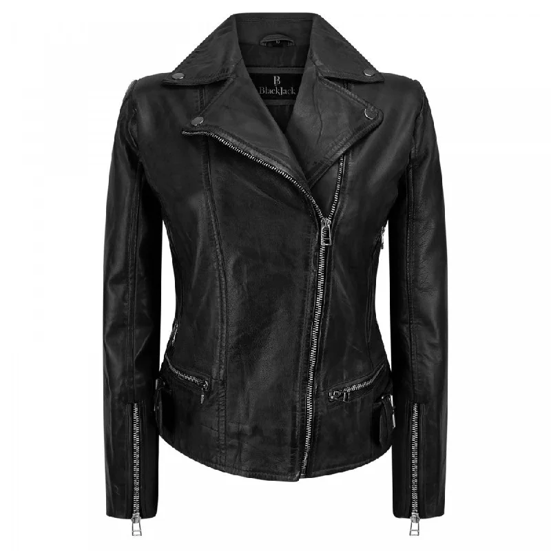 Infinity Women's Biker Vintage Jacket