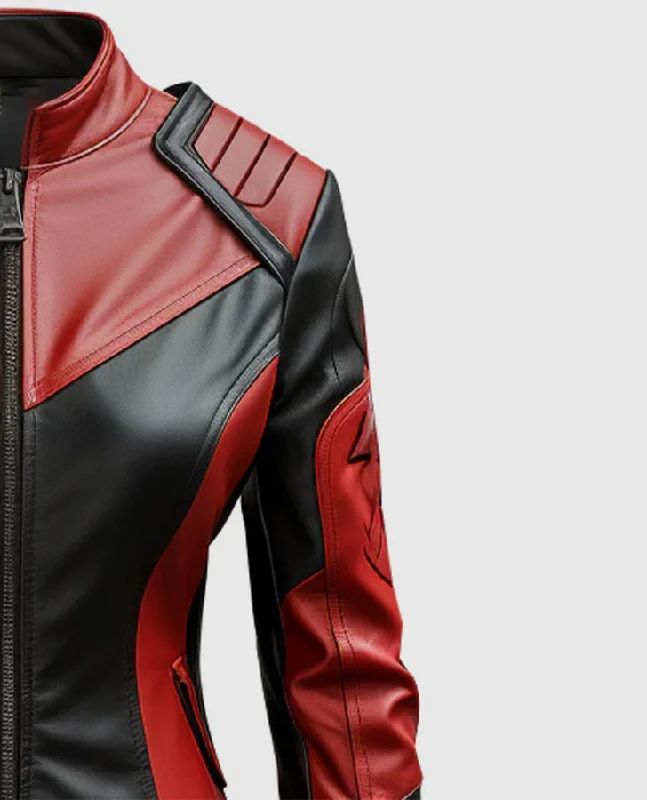 Italian Women's Vegan Leather Jacket