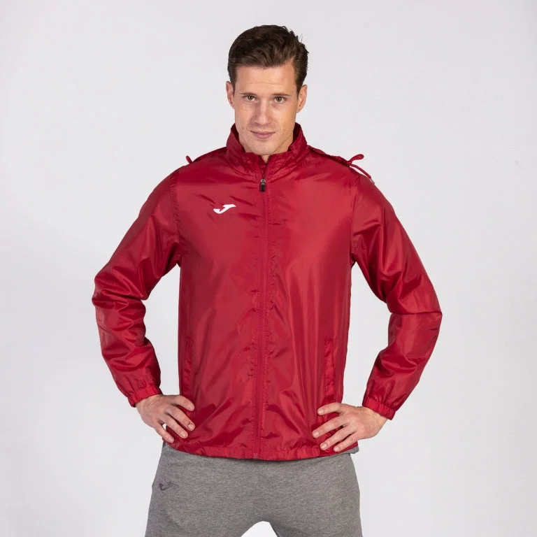 Joma giacca antipioggia Rain Jacket Iris 100087.600 rosso scuro