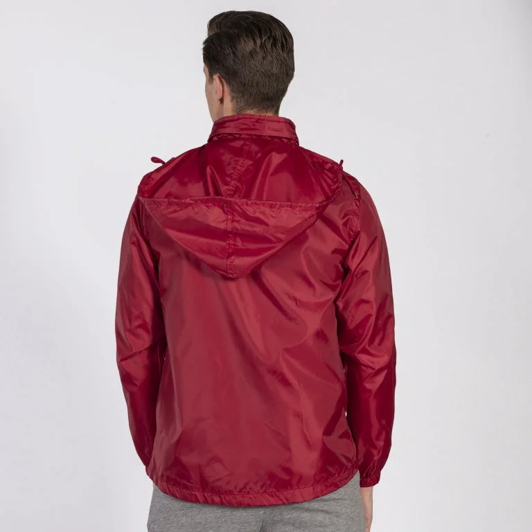 Joma giacca antipioggia Rain Jacket Iris 100087.600 rosso scuro