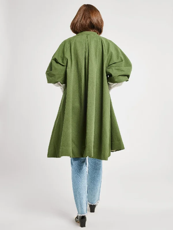 Josephine Coat in Olive