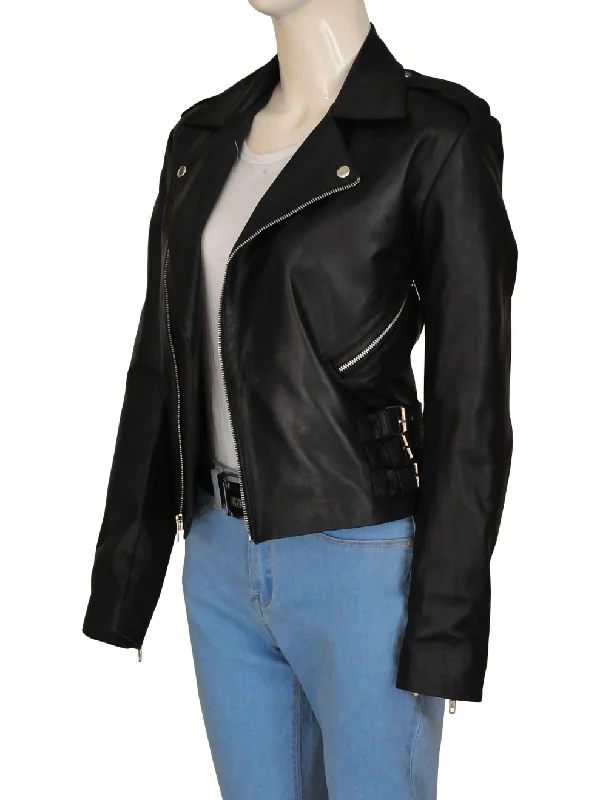 Kim Kardashian Motorcycle Leather Jacket