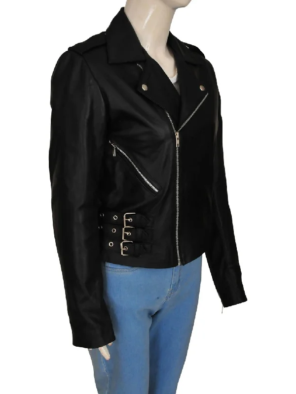 Kim Kardashian Motorcycle Leather Jacket