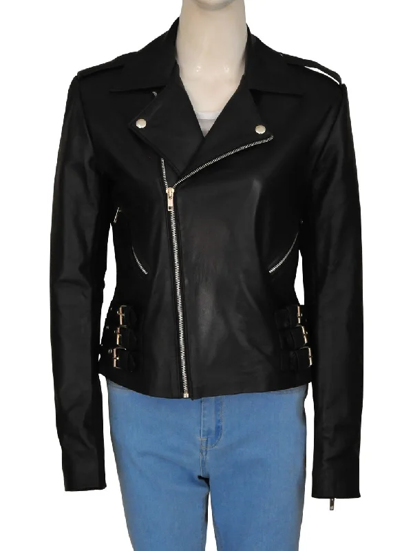 Kim Kardashian Motorcycle Leather Jacket