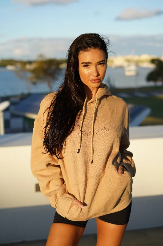 KTP OVERSIZED HOODIE - SAND