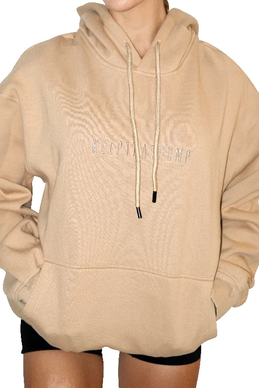 KTP OVERSIZED HOODIE - SAND