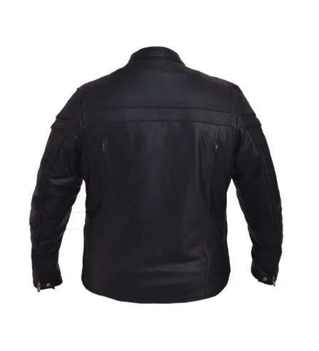 Ladies PREMIUM Reflective Leather Jacket