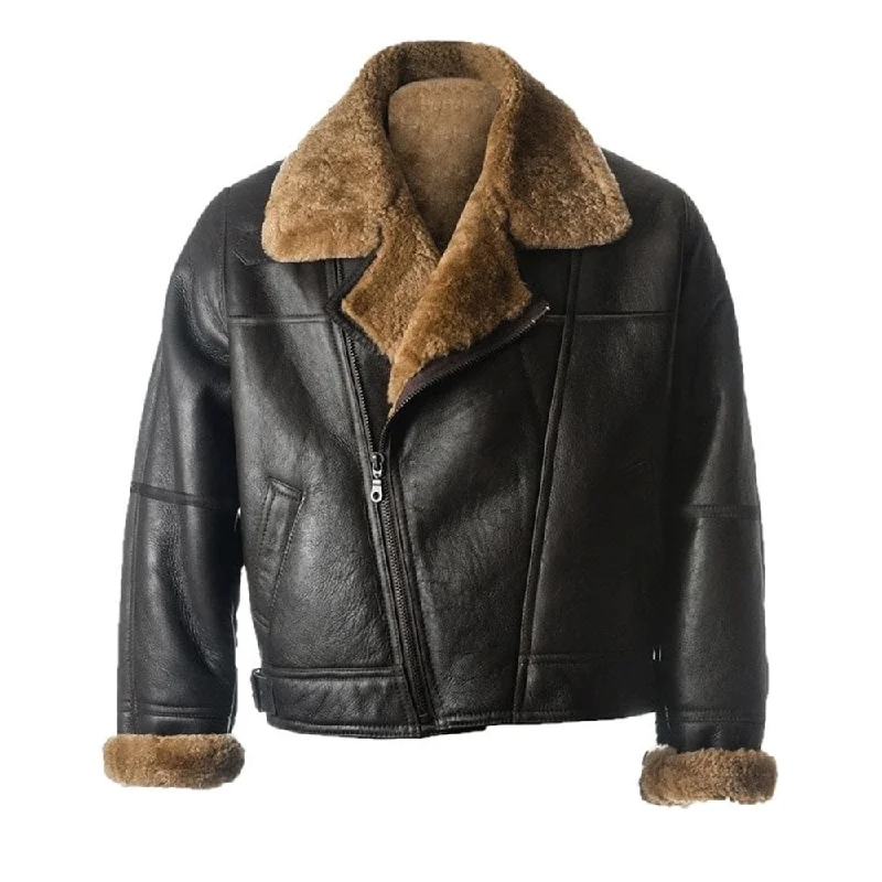 Men's Aviator Shearling Jacket