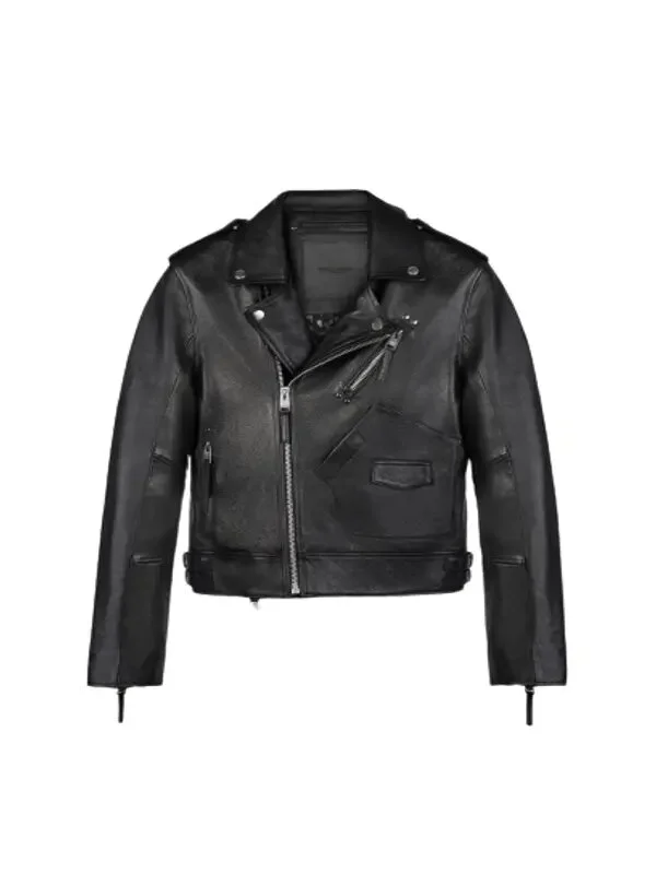 Men's Cropped Biker Jacket