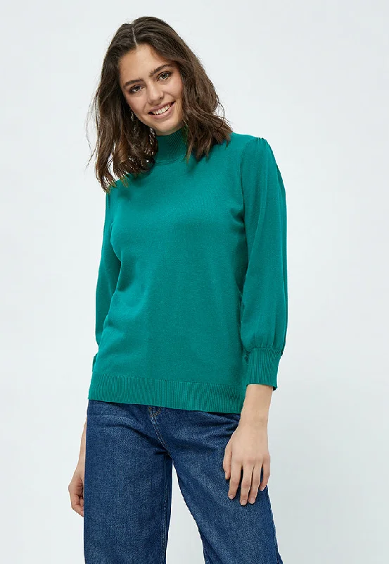 MSMersin Roll Neck Knit - Ocean Green