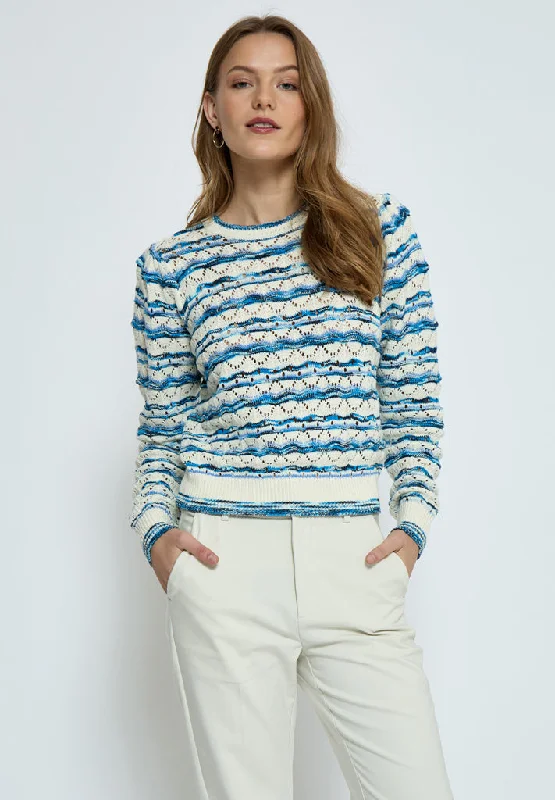 MSKalima Knit Pullover - Blue Bonnet