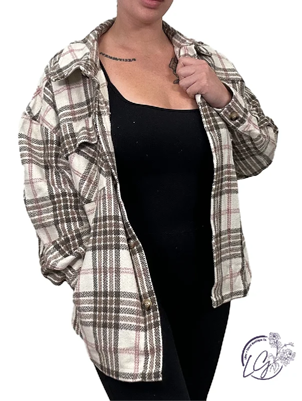 Plaid Perfection Oversized Shacket