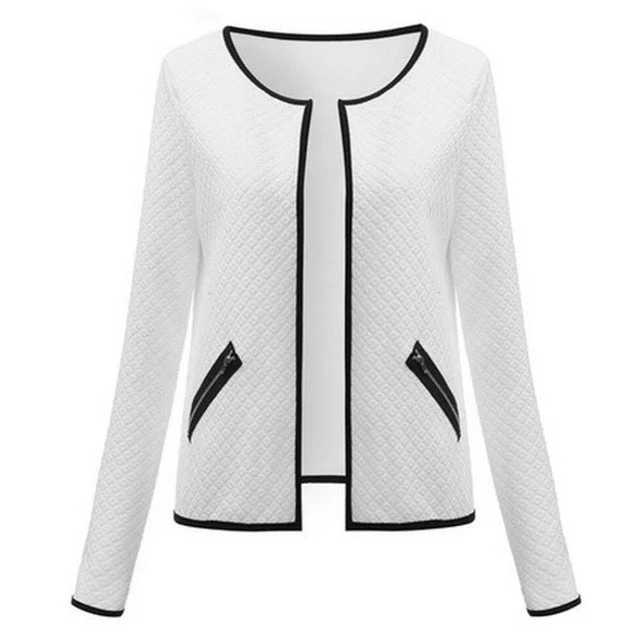 Women Basic Long Sleeve Jacket