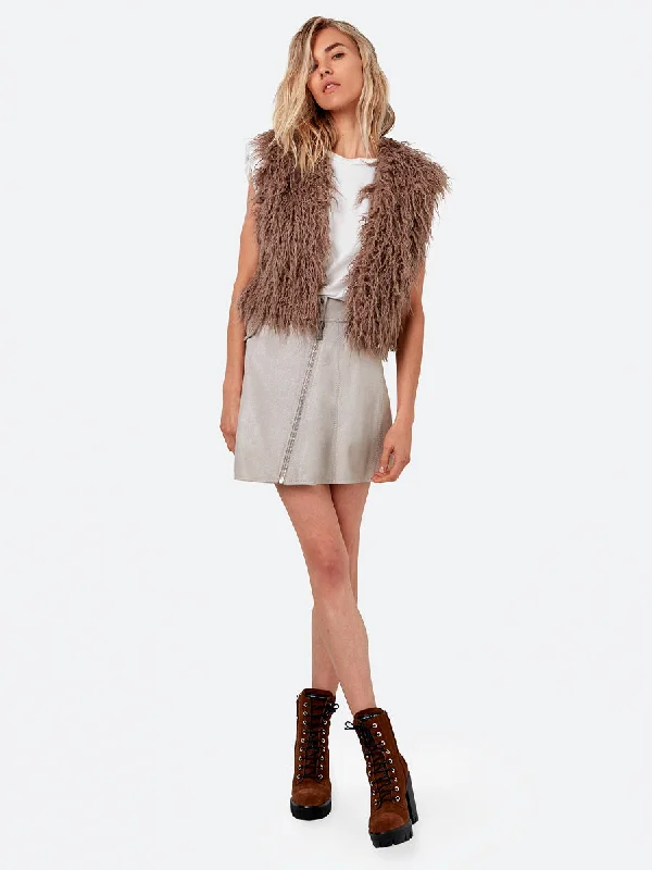 REVOLUTION SHAG FUR VEST