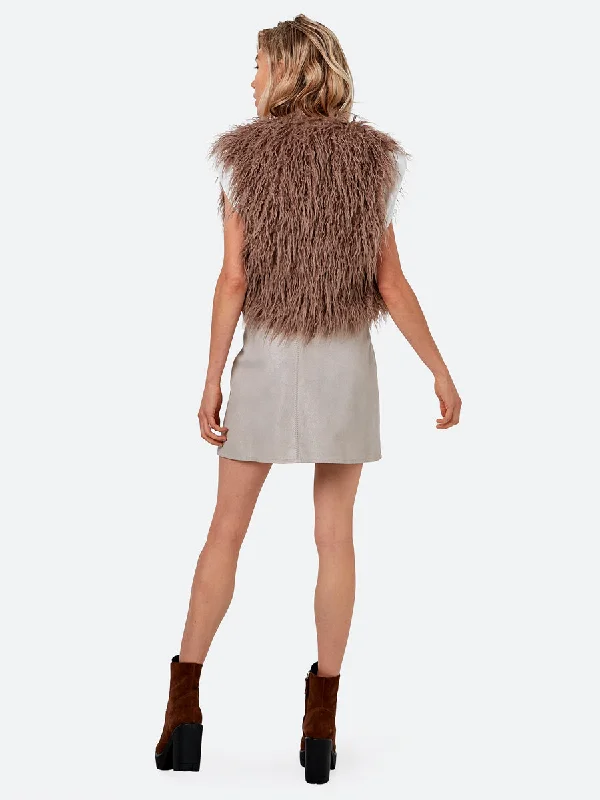 REVOLUTION SHAG FUR VEST